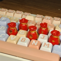 1pc Money Bag Artisan Clay Food Keycaps ESC MX for Mechanical Gaming Keyboard